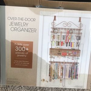 Large over the door jewelry organizer!